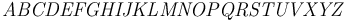 \mathit{ABCDEFGHIJKLMNOPQRSTUVXYZ}